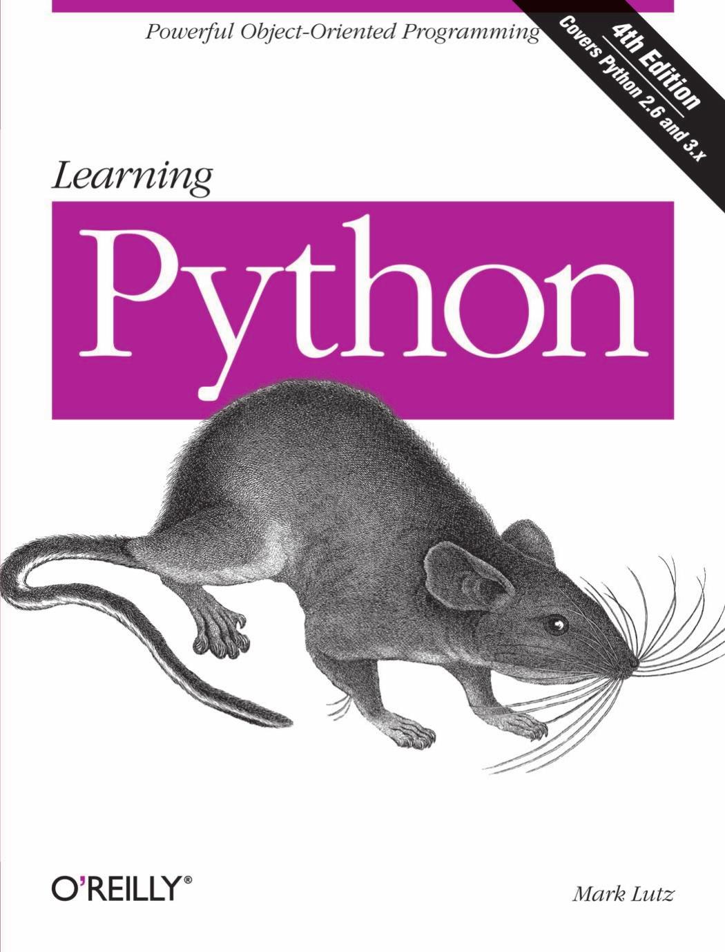 Python学习手册 Learning Python.4th Edition