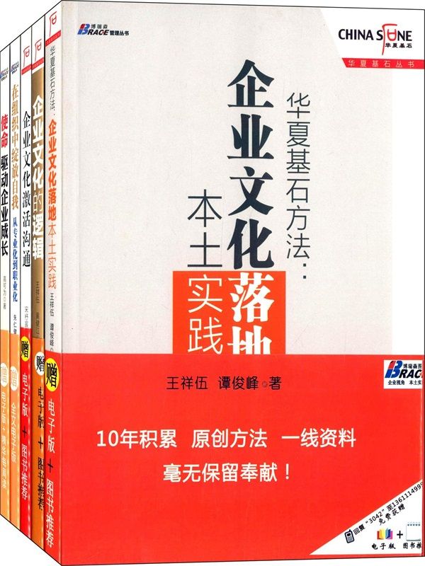 企业文化建设经典:华夏基石方法·企业文化落地本土实践+企业文化的逻辑+企业文化激活沟通+在组织中绽放自我·从专业化到职业化(套装共5册)