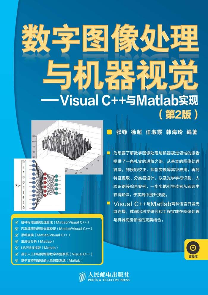 数字图像处理与机器视觉——Visual C++与Matlab实现（第2版）（异步图书） (数字图像处理与机器视觉——Visual C++与Matlab实现(第2版))