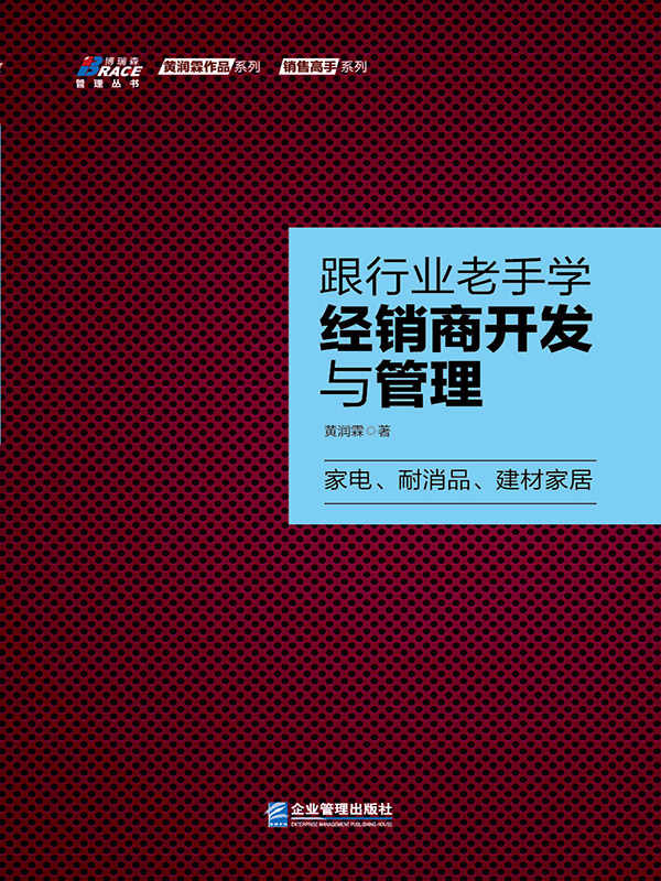 跟行业老手学经销商开发与管理 (博瑞森BRACE管理丛书·黄润森作品系列·销售高手系列)